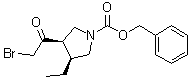  (3R,4S)-3-(2-溴乙?；?-4-乙基-1-吡咯烷羧酸芐酯