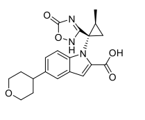 1-((1S,2S)-2-甲基-1-(5-氧代-4,5-二氫-1,2,4-惡二唑-3-基)環(huán)丙 基)-5-(四氫-2H-吡喃-4-基)-1H-吲哚-2-甲酸